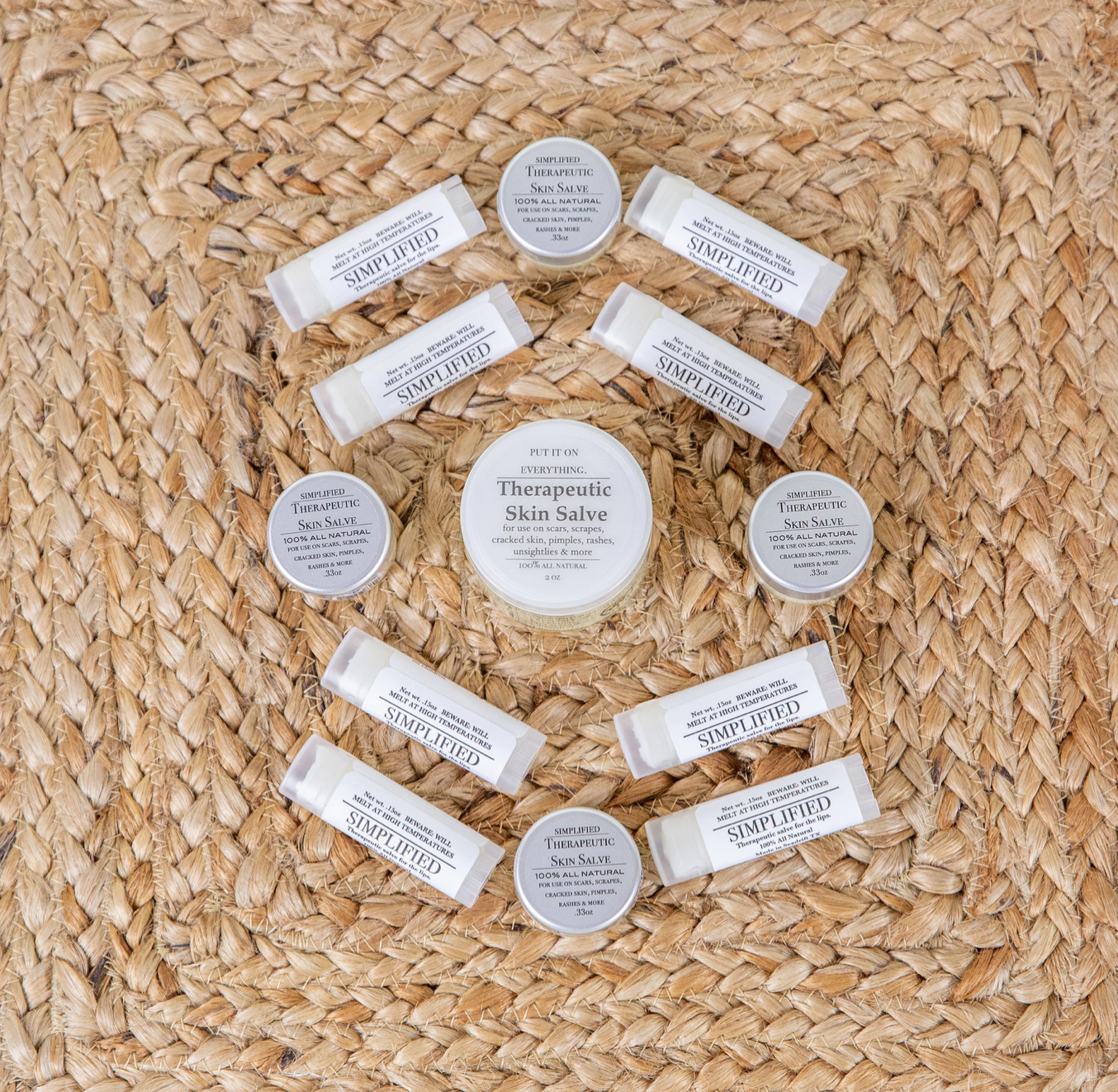 Simplified Soap - Therapeutic Skin Salve Lip Balm