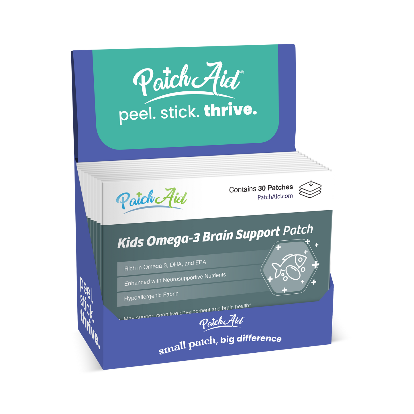Kids Omega-3 Patch - Antioxidant & Botanical Brain Booster