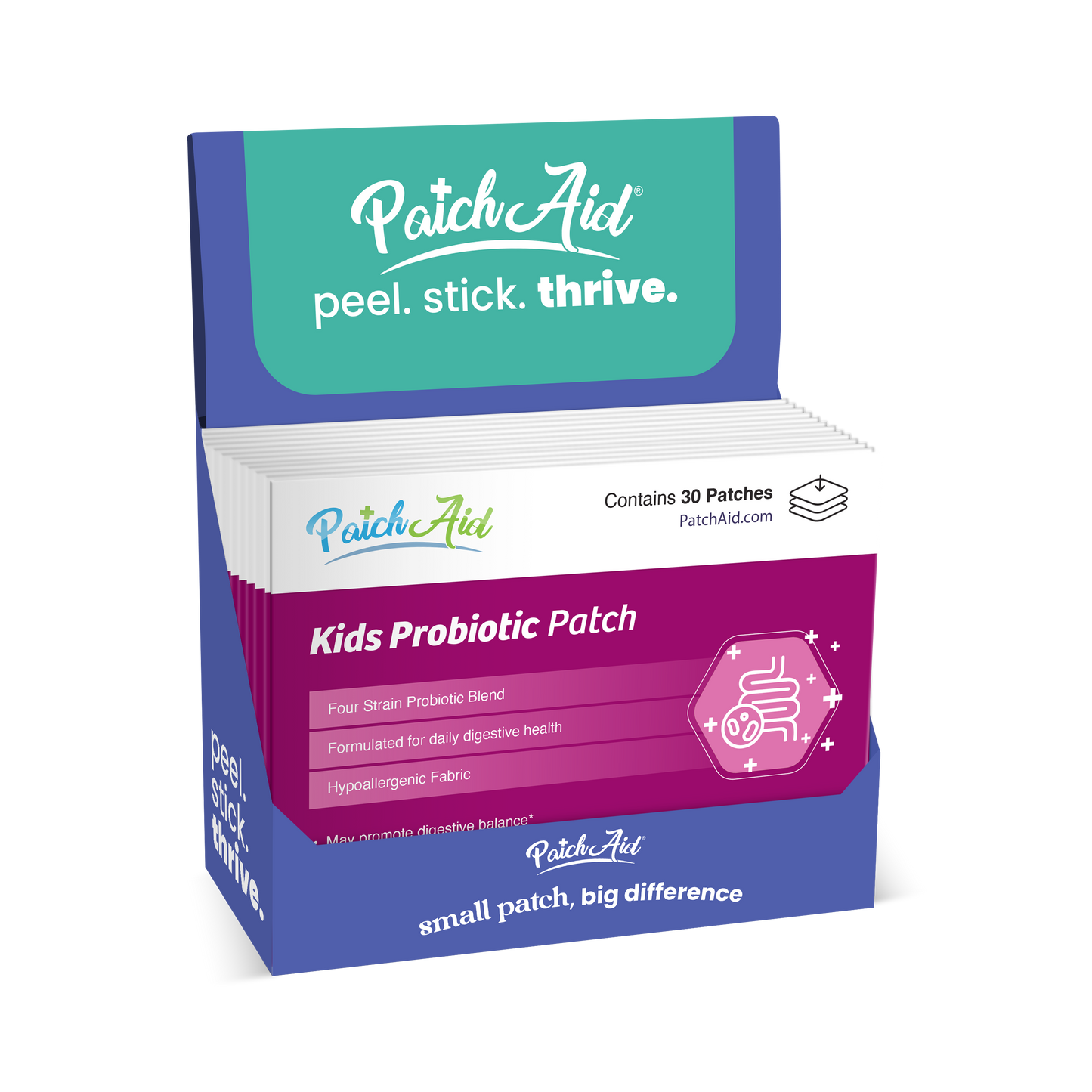 Kids Probiotic Patch - Daily Digestive Health & Immunity