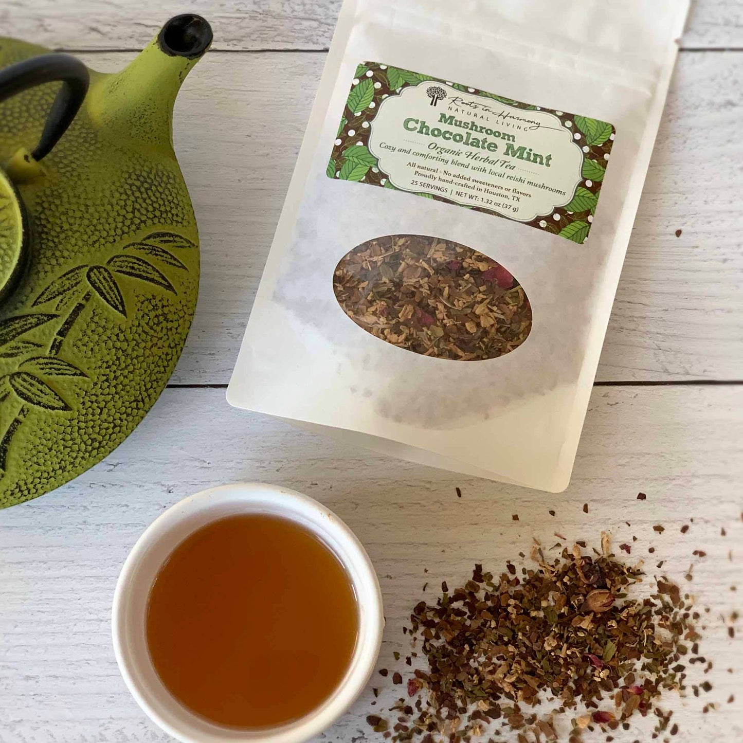 ROOTS IN HARMONY - Mushroom Chocolate Mint™ Tea