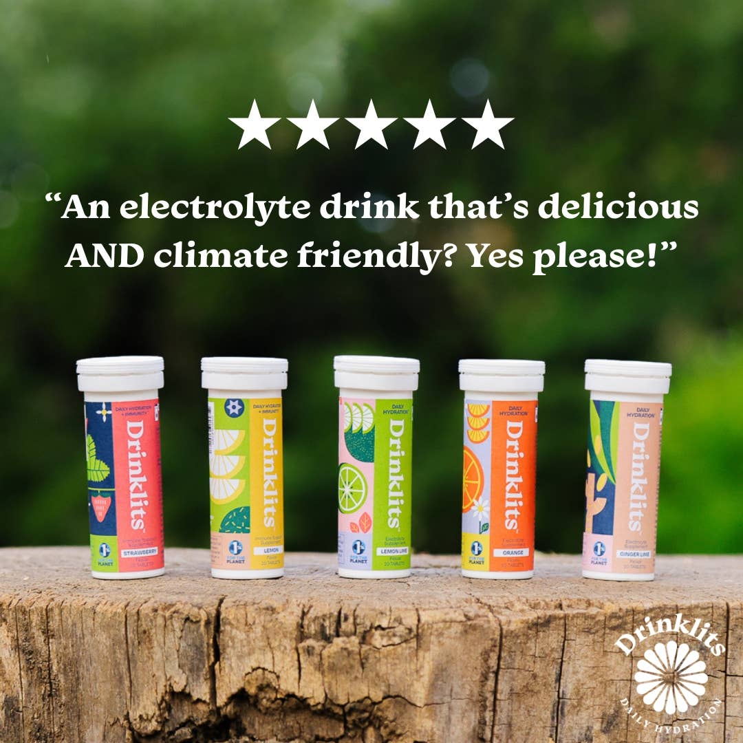 Drinklits Hydration - Immunity + Electrolyte Tablets: Hydration and Immune Support