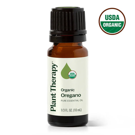 Plant Therapy USDA Certified Organic oregano essential oil 10mL for cleansing, immune support and joint comfort