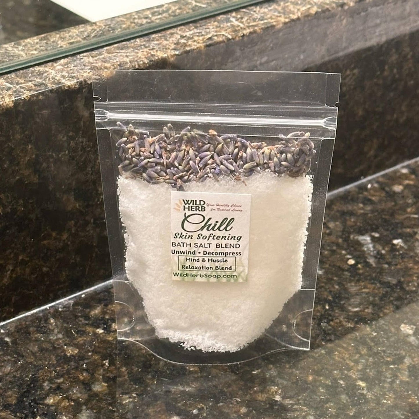 Wild Herb Soap Co - Bath Salts Soak Essential Oils Epsom Sea Salt Skin Softening