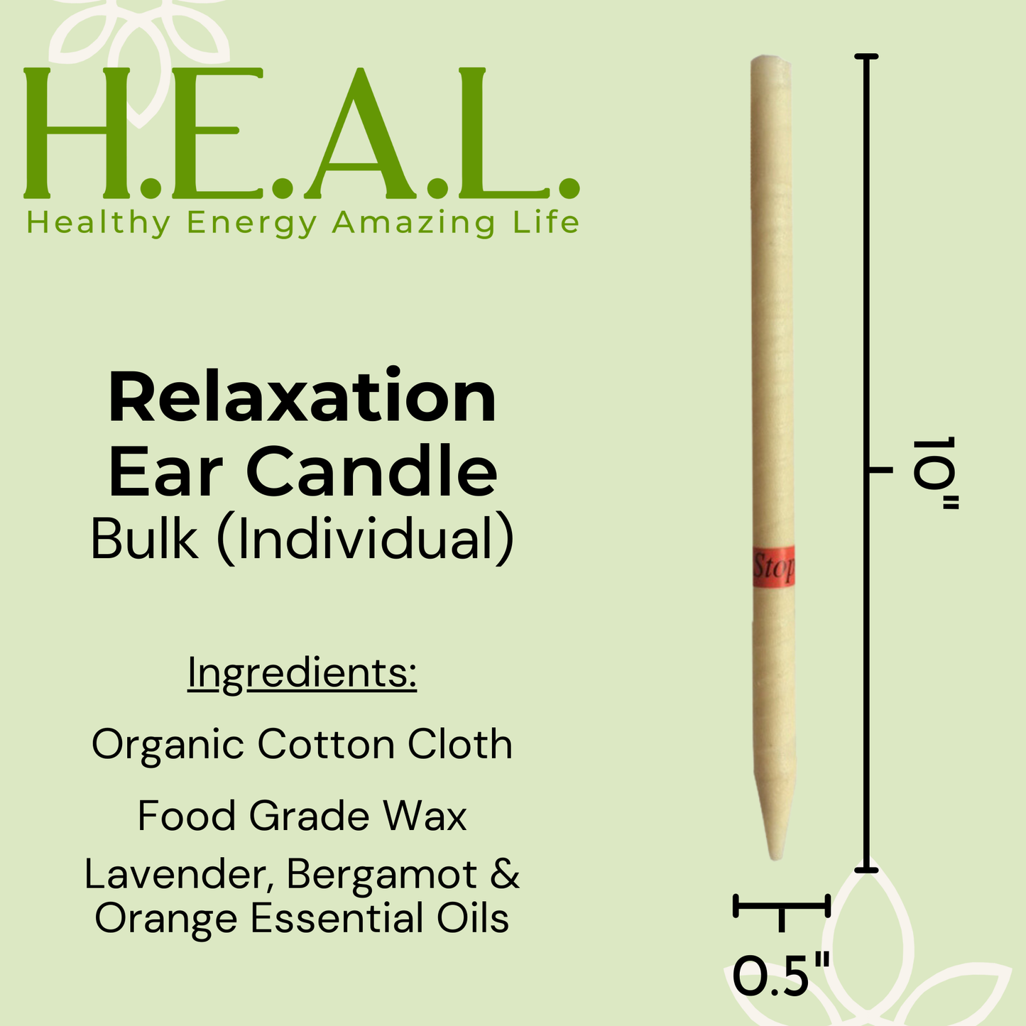 Lavender, Bergamot & Orange Ear Candles by Doc Harmony