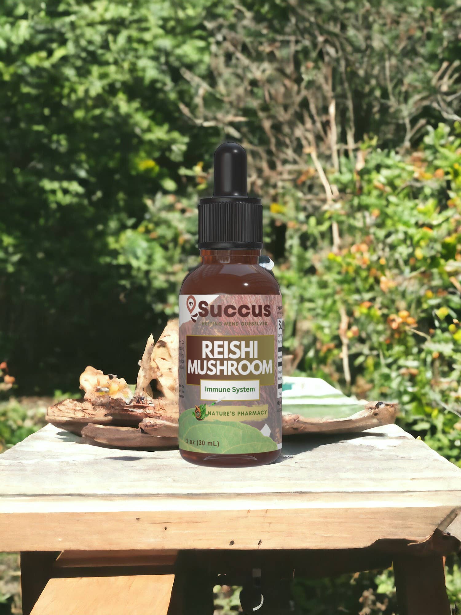 Reishi Mushroom Tincture -Immune System (High Potency) Succus