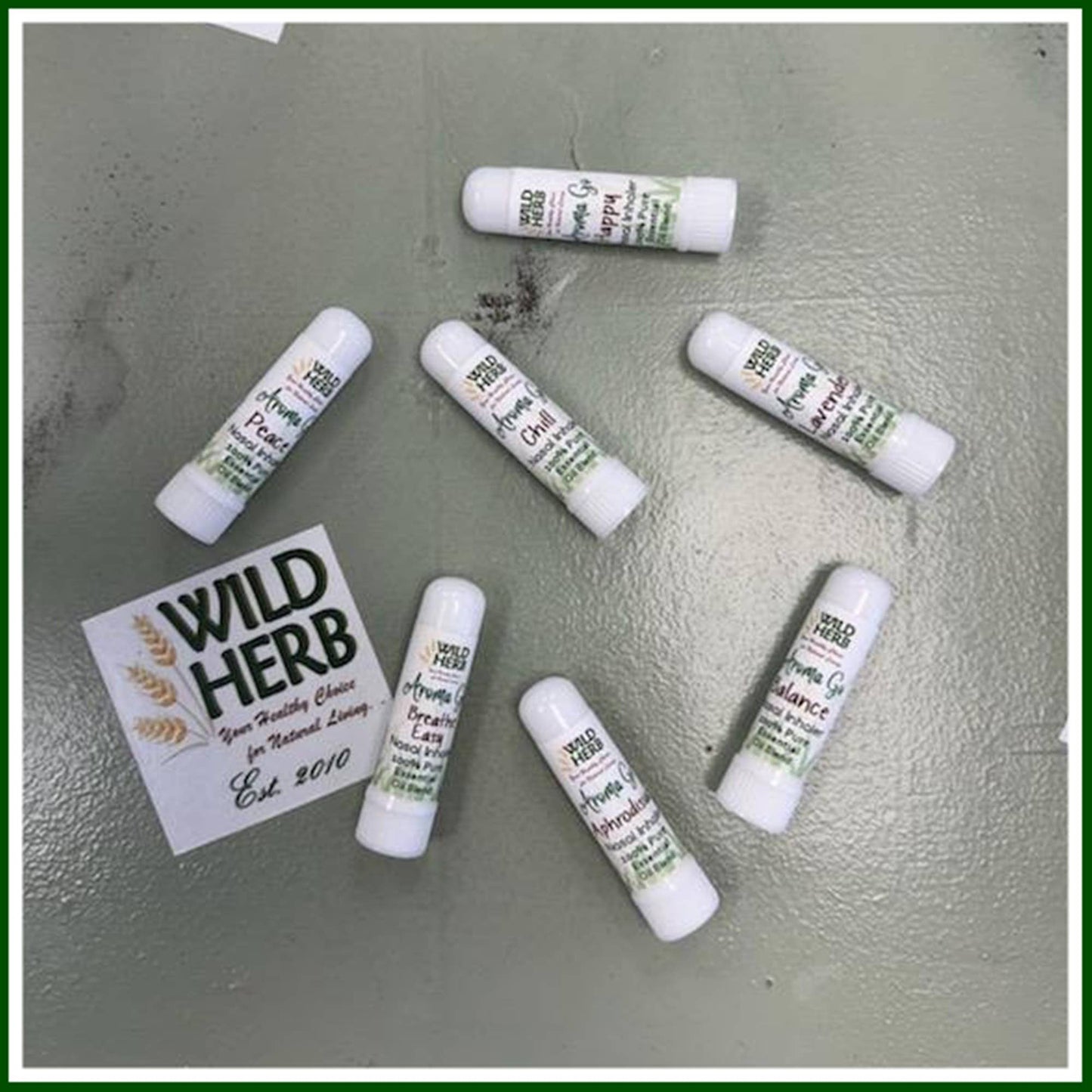 Wild Herb Soap Co - Aromatherapy Nasal Inhalers Pure Essential Oils Undiluted