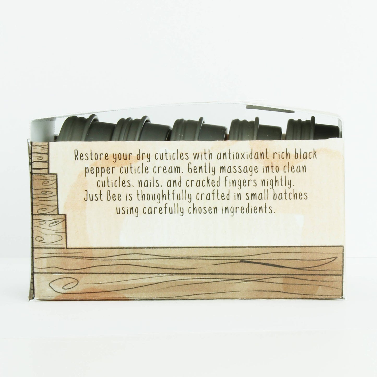 Just Bee - Black Pepper Cuticle Cream Box