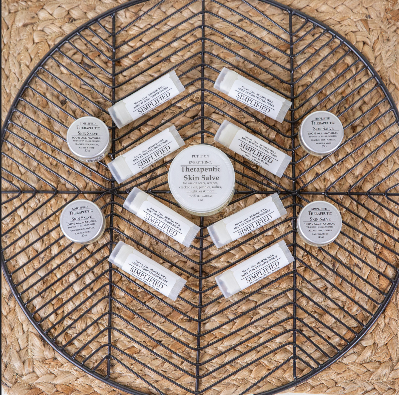 Simplified Soap - Therapeutic Skin Salve Lip Balm