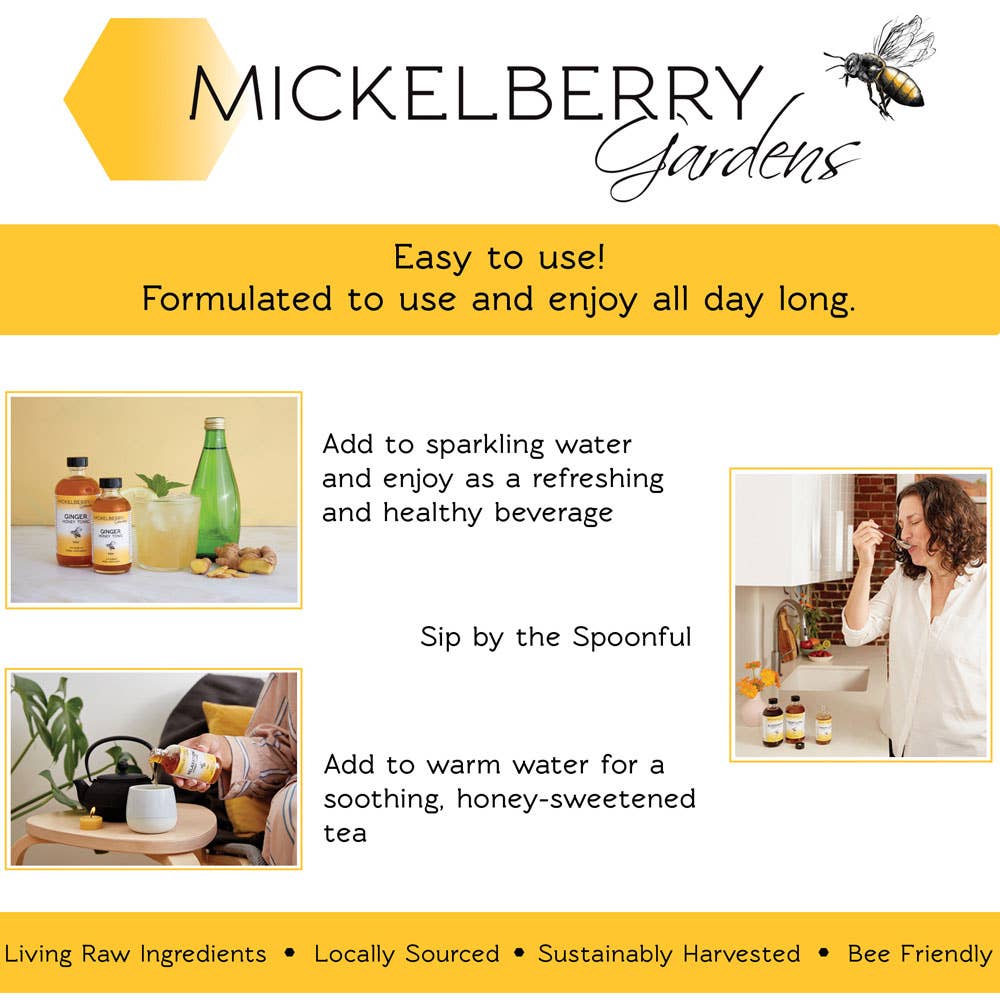 Mickelberry Gardens - Throat and Lung Honey Tonic — nourish your sore throat
