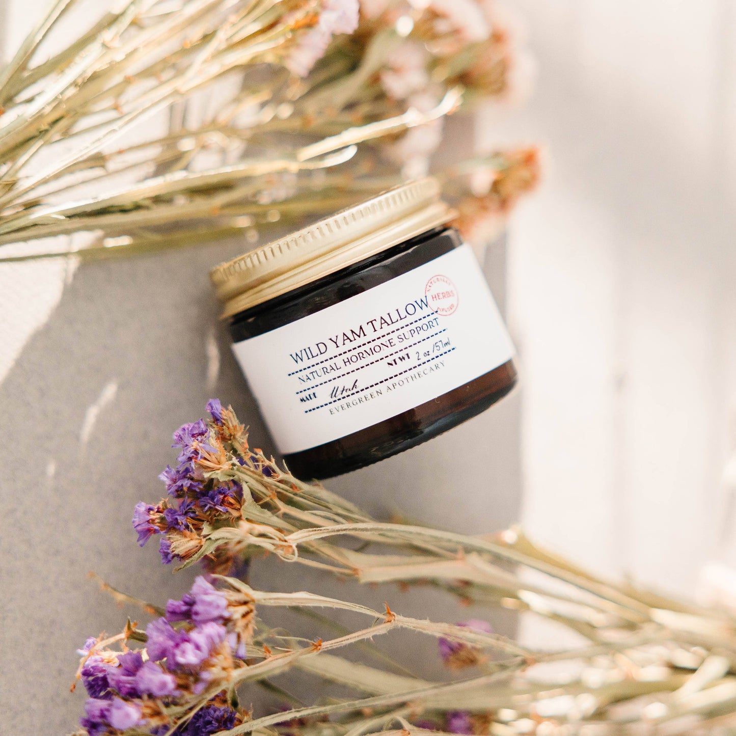 Evergreen Apothecary - Wild Yam Tallow (made with lady may tallow)
