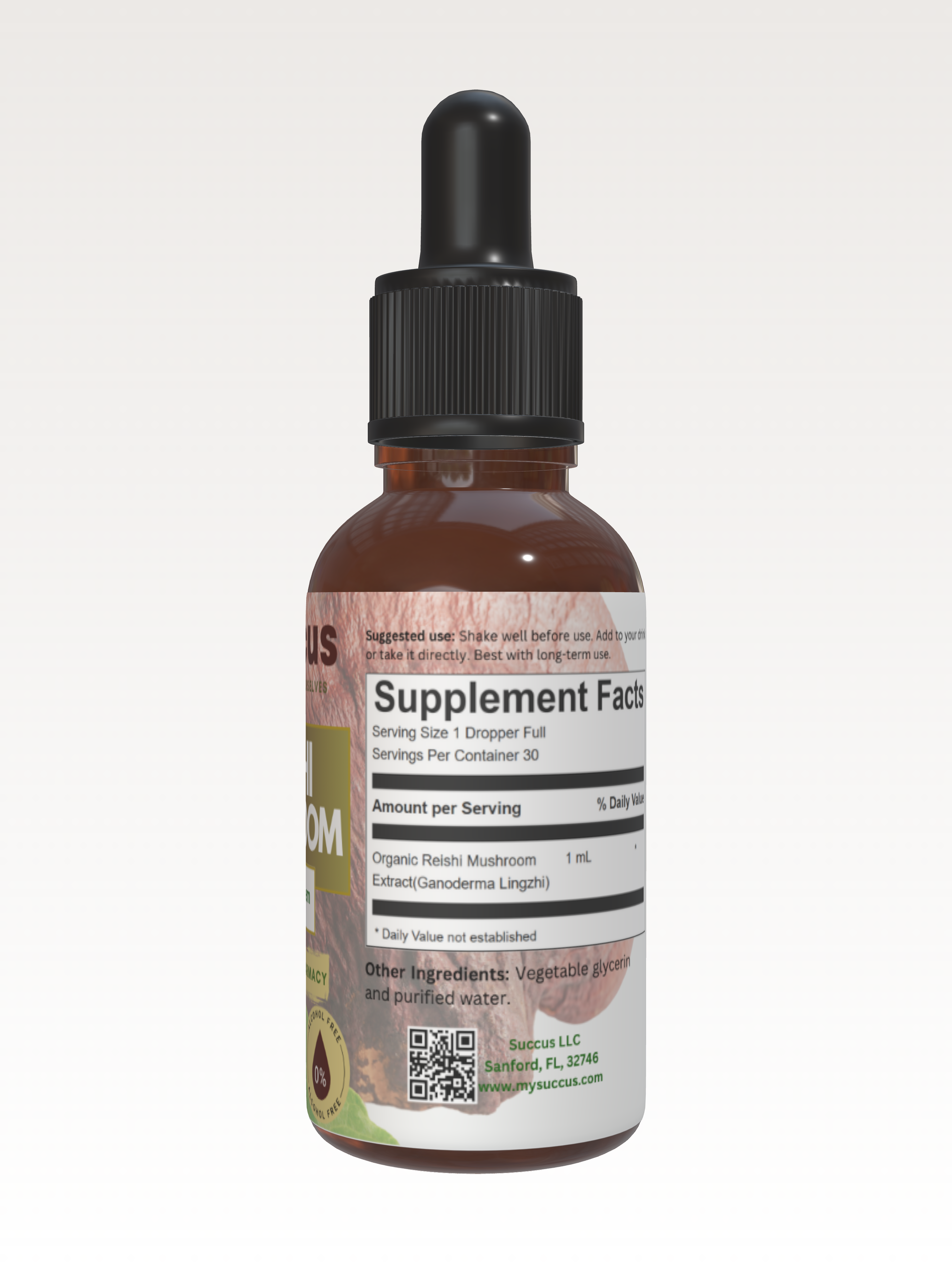 Reishi Mushroom Tincture -Immune System (High Potency) Succus