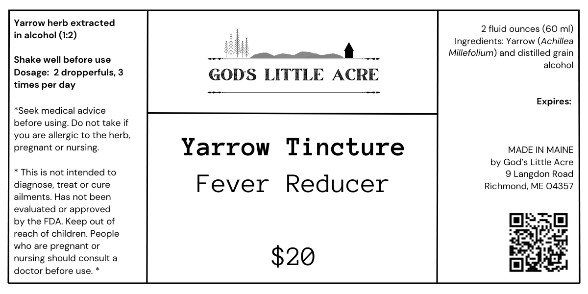 Yarrow Tincture - Fever Reducer