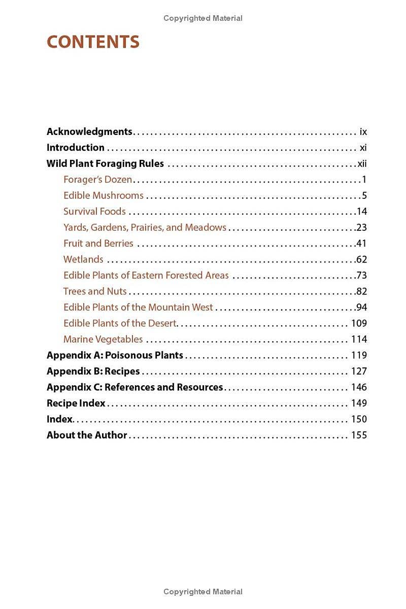 Rooted In Faith Apothecary natural remedies with wild plant foraging guide book open to contents page