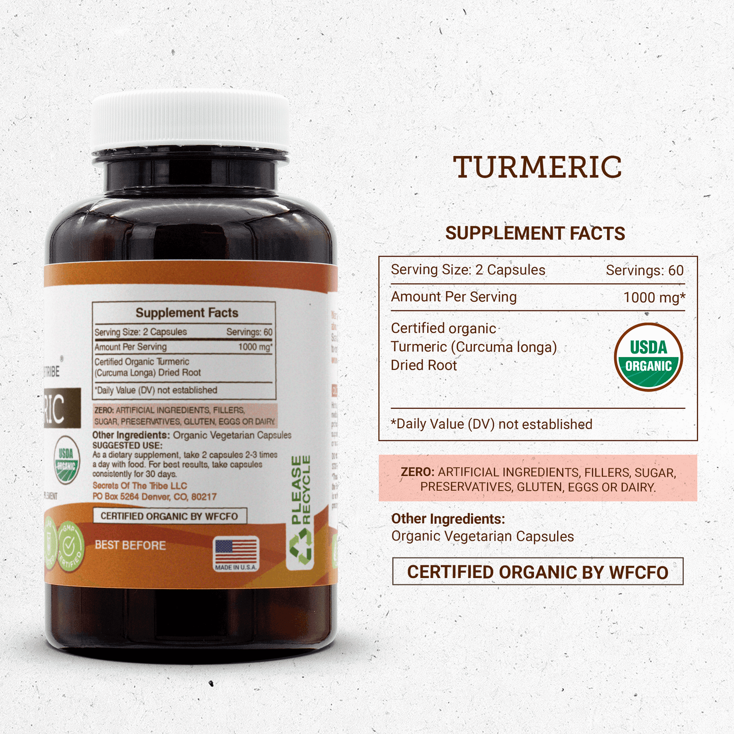 Secrets Of The Tribe - Turmeric Capsules