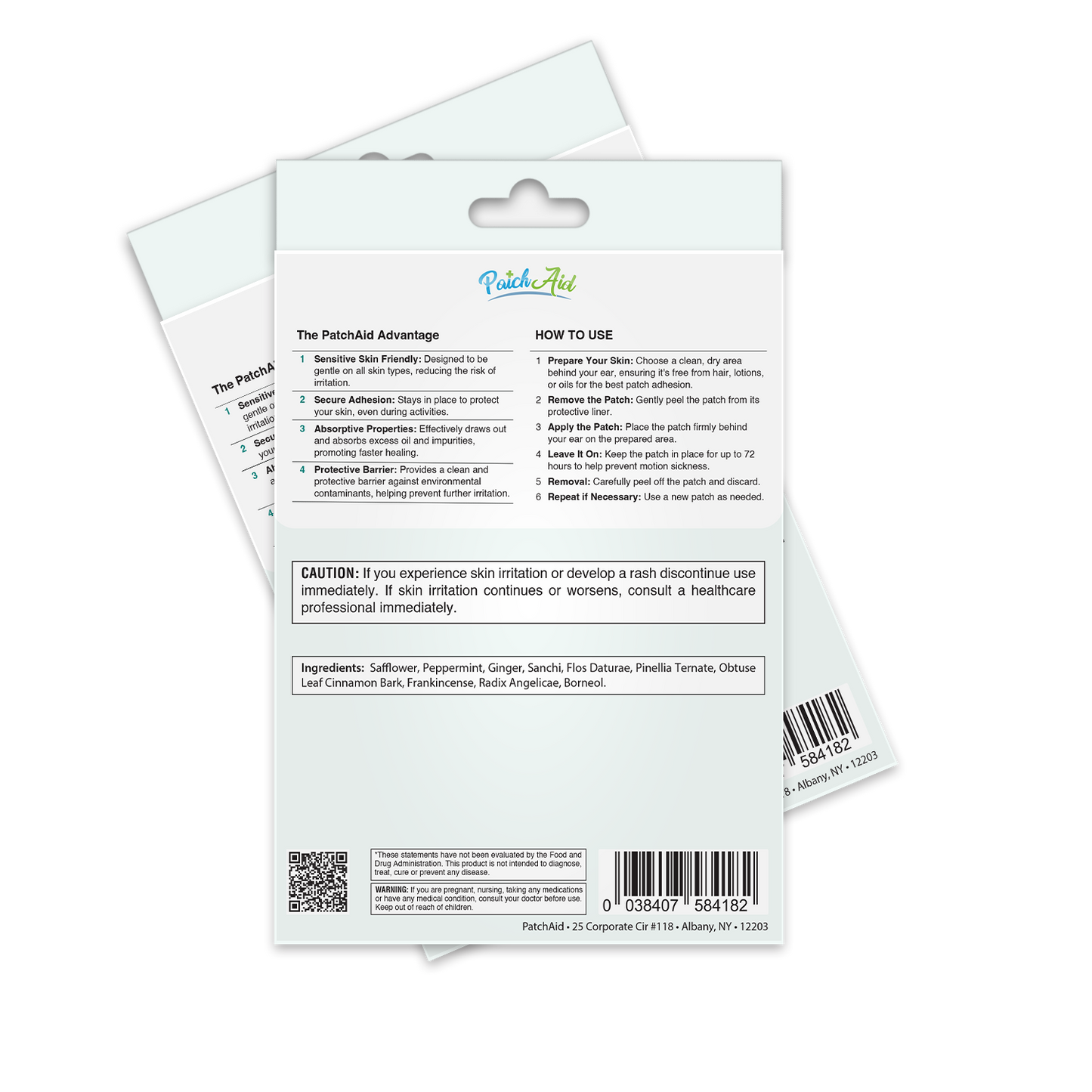 PatchAid - Motion Sickness Patch – Rapid Relief from Nausea & Dizziness