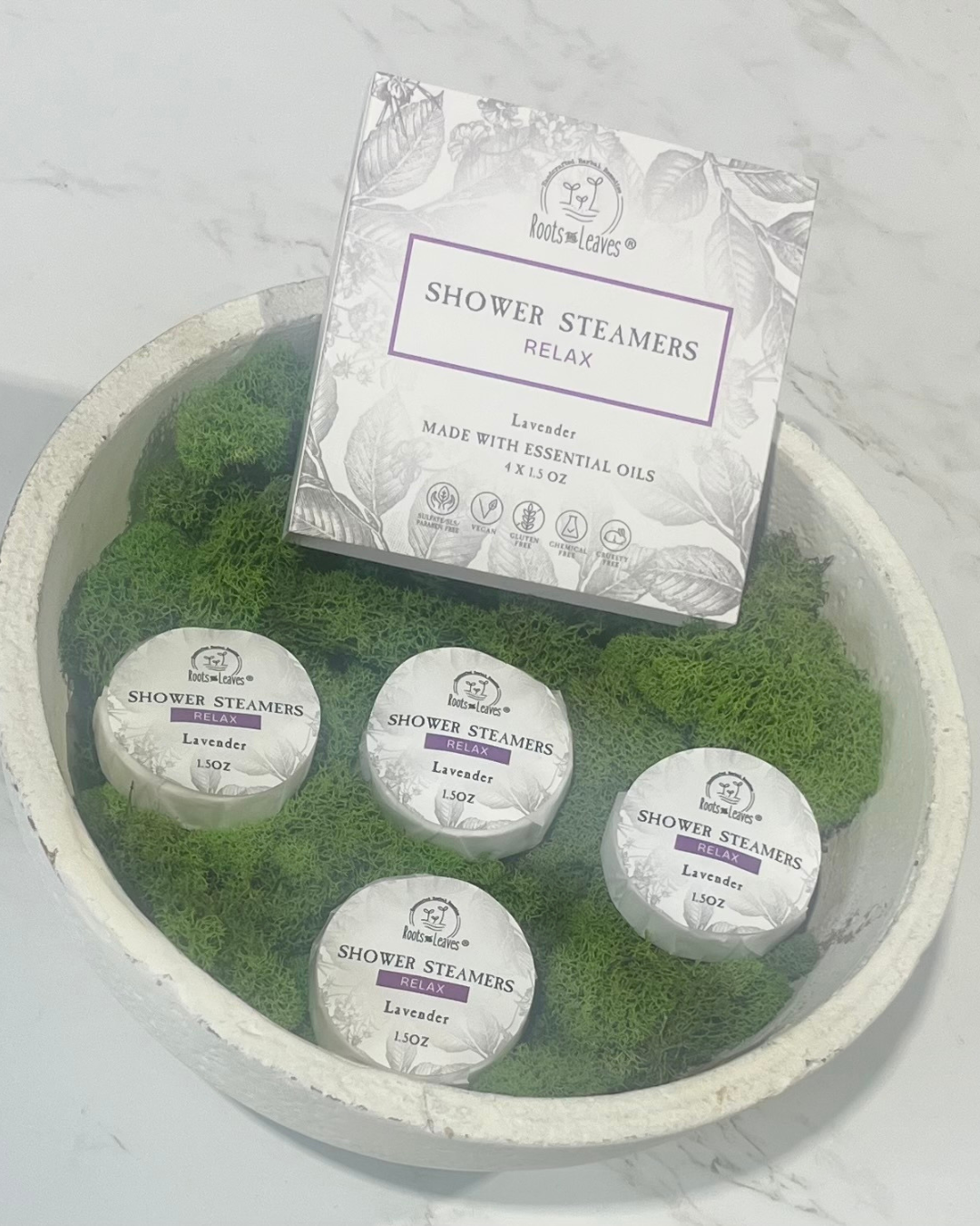 Roots And Leaves - Shower Steamers/Bath Bombs