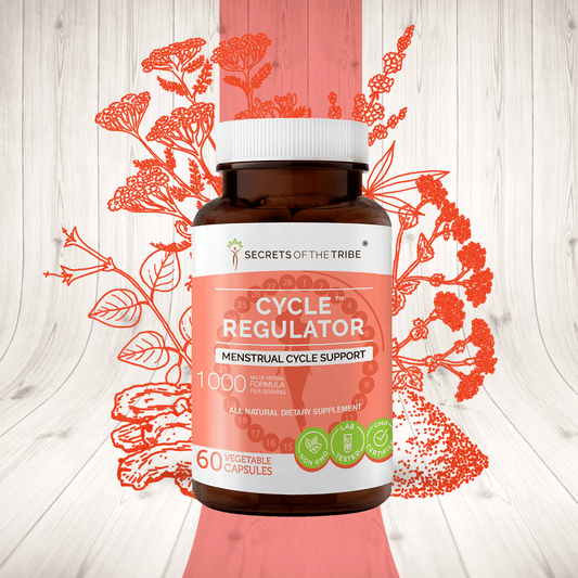 Secrets Of The Tribe - Cycle Regulator Capsules. Menstrual Cycle Support