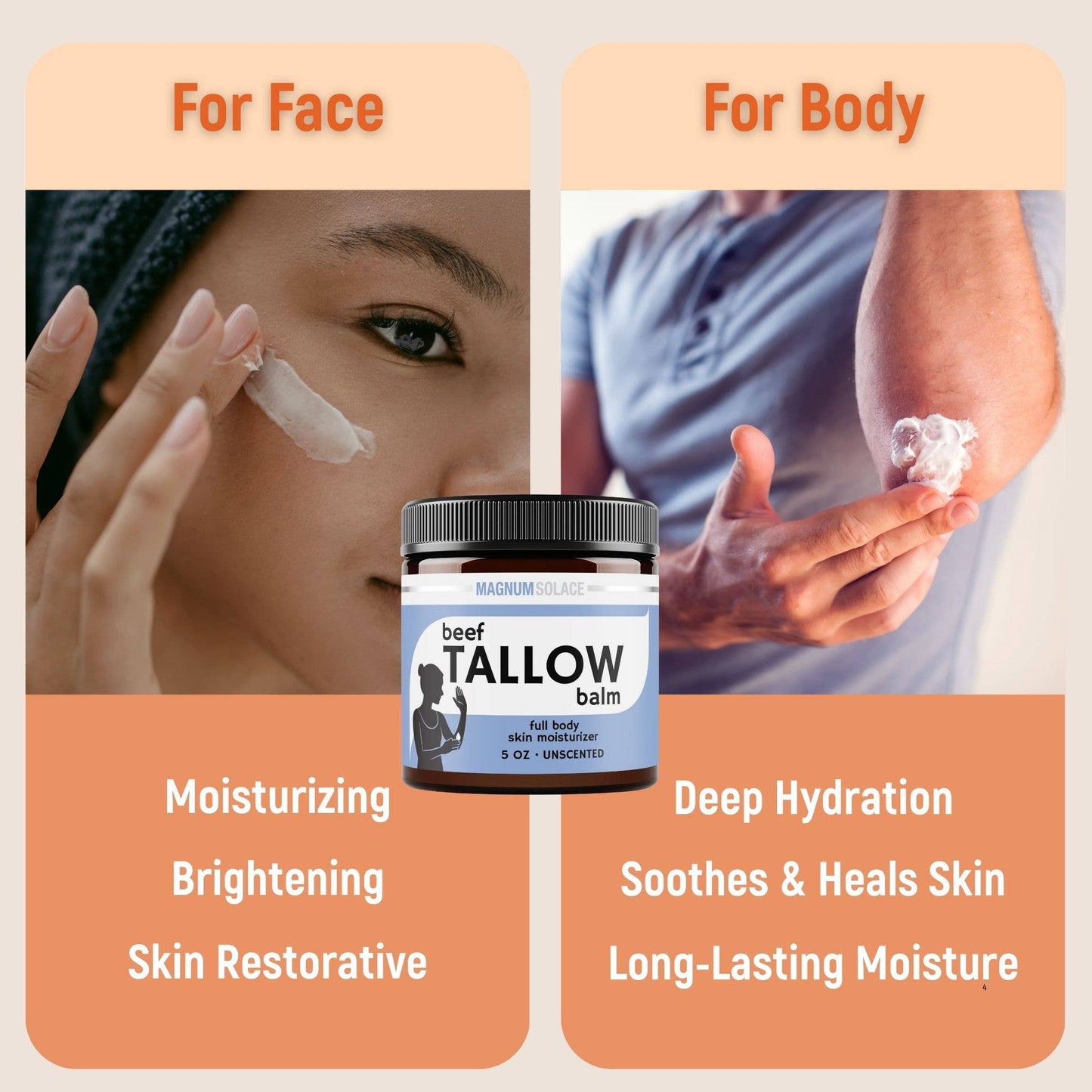 Magnum Solace - Beef Tallow Balm