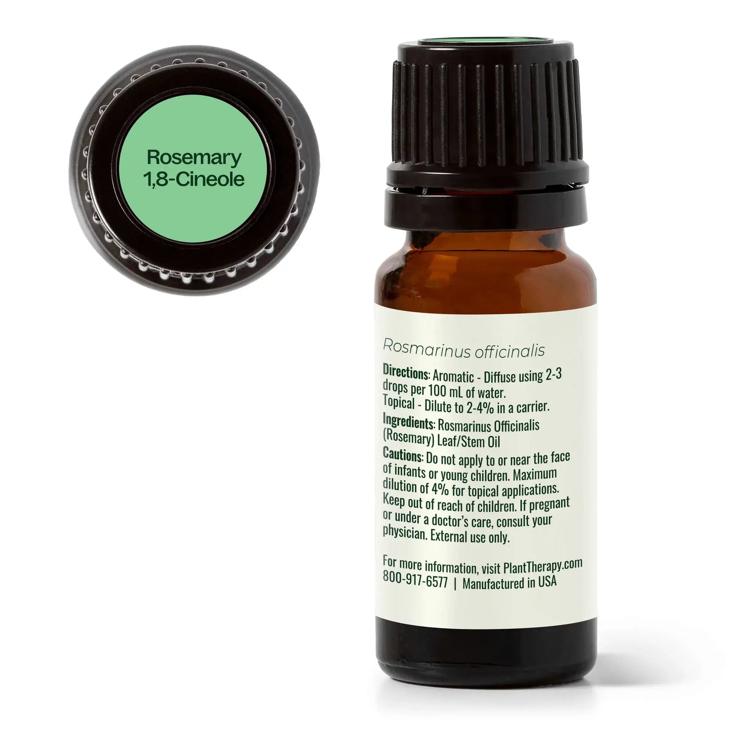 Plant Therapy - Organic Rosemary 1,8-Cineole Essential Oil 10 mL