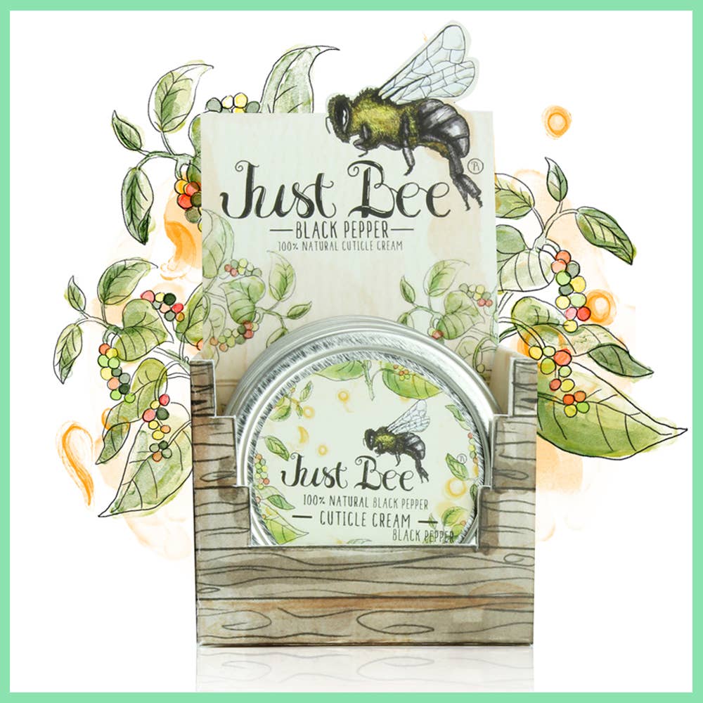 Just Bee - Black Pepper Cuticle Cream Box