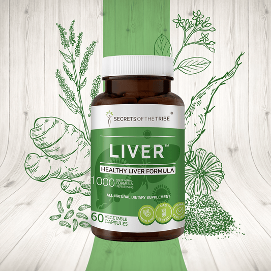 Secrets Of The Tribe - Liver Capsules. Healthy Liver Formula