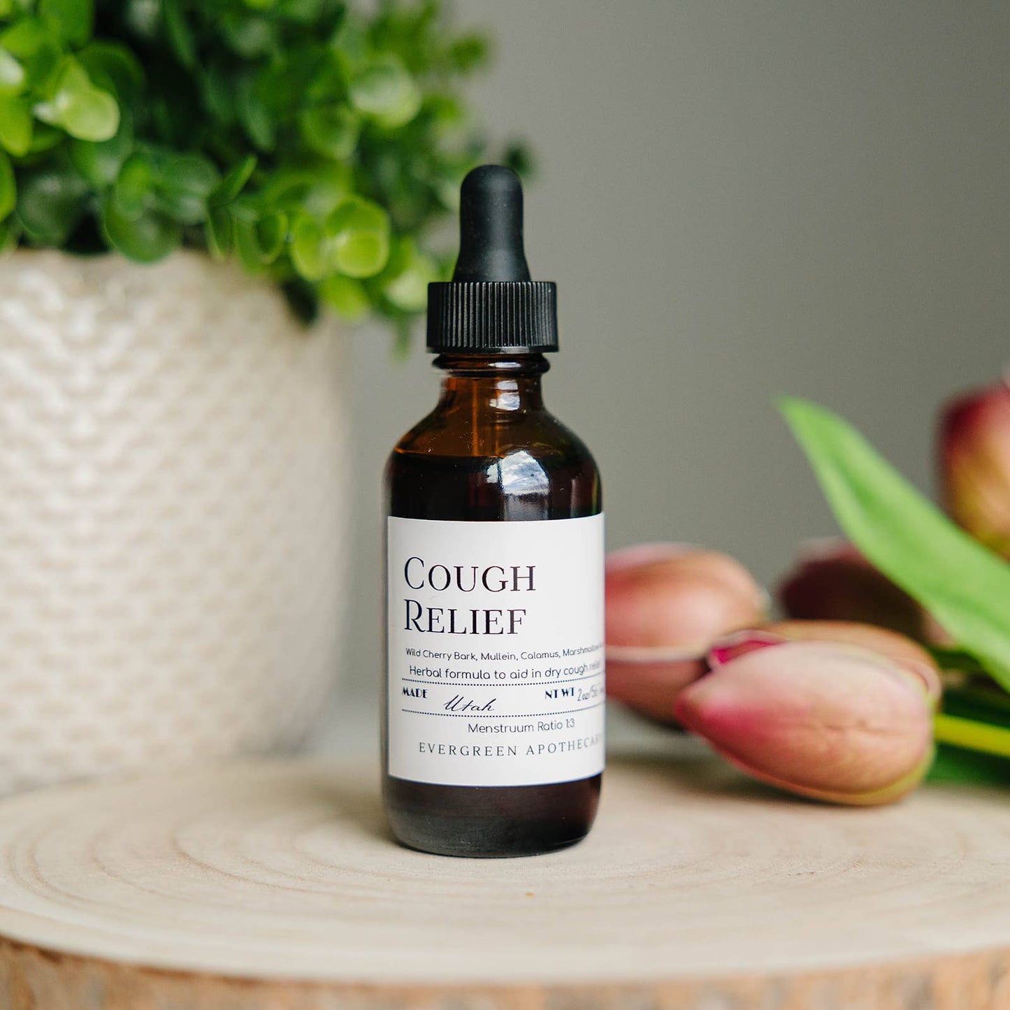 Evergreen Apothecary - Cough Relief- Herbal Tincture