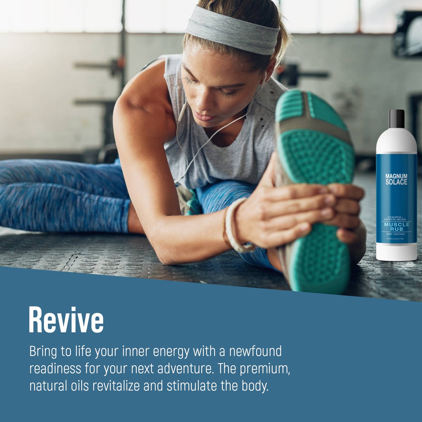 Magnum Solace - Natural Muscle Rub for Soreness, Joint Pain Relief