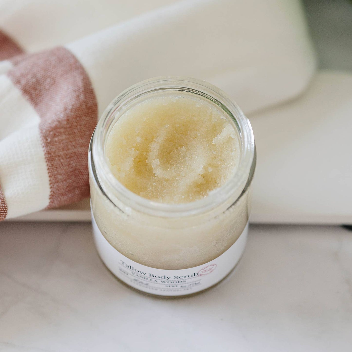 Evergreen Apothecary - Tallow Sugar Scrub, made with Lady May Tallow, 6oz