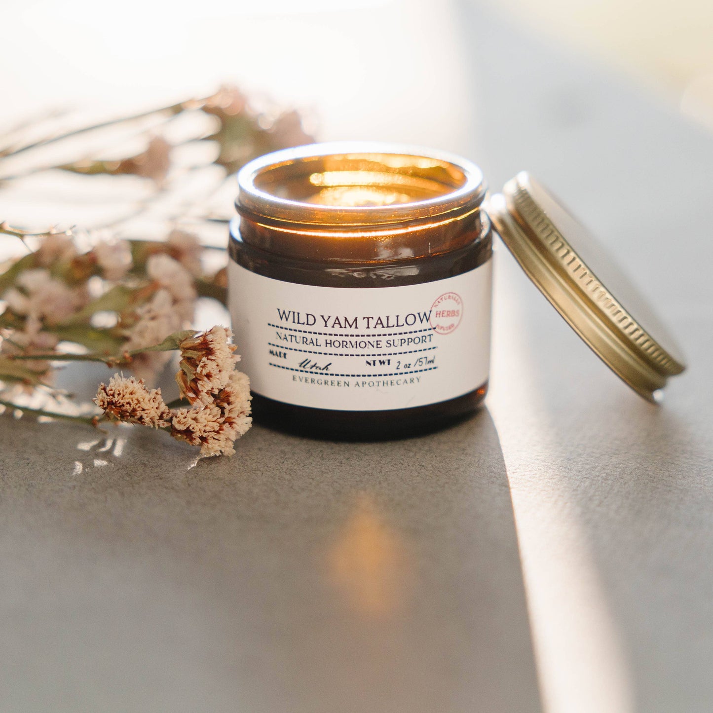 Evergreen Apothecary - Wild Yam Tallow (made with lady may tallow)