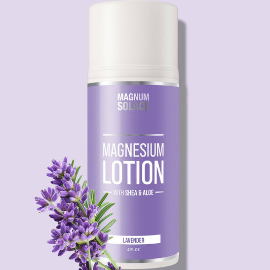 Magnum Solace - Magnesium Lotion - Lavender, Aloe, Shea and Coconut Oil