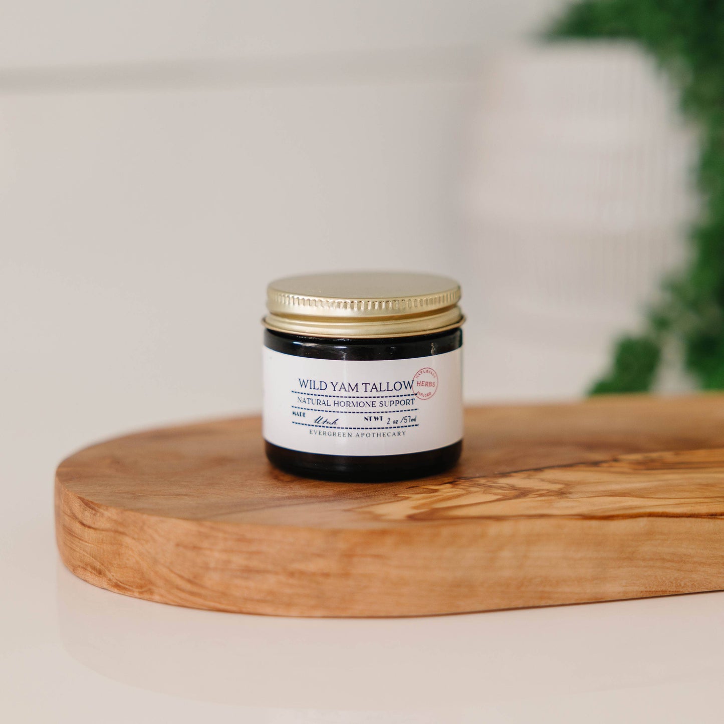 Evergreen Apothecary - Wild Yam Tallow (made with lady may tallow)