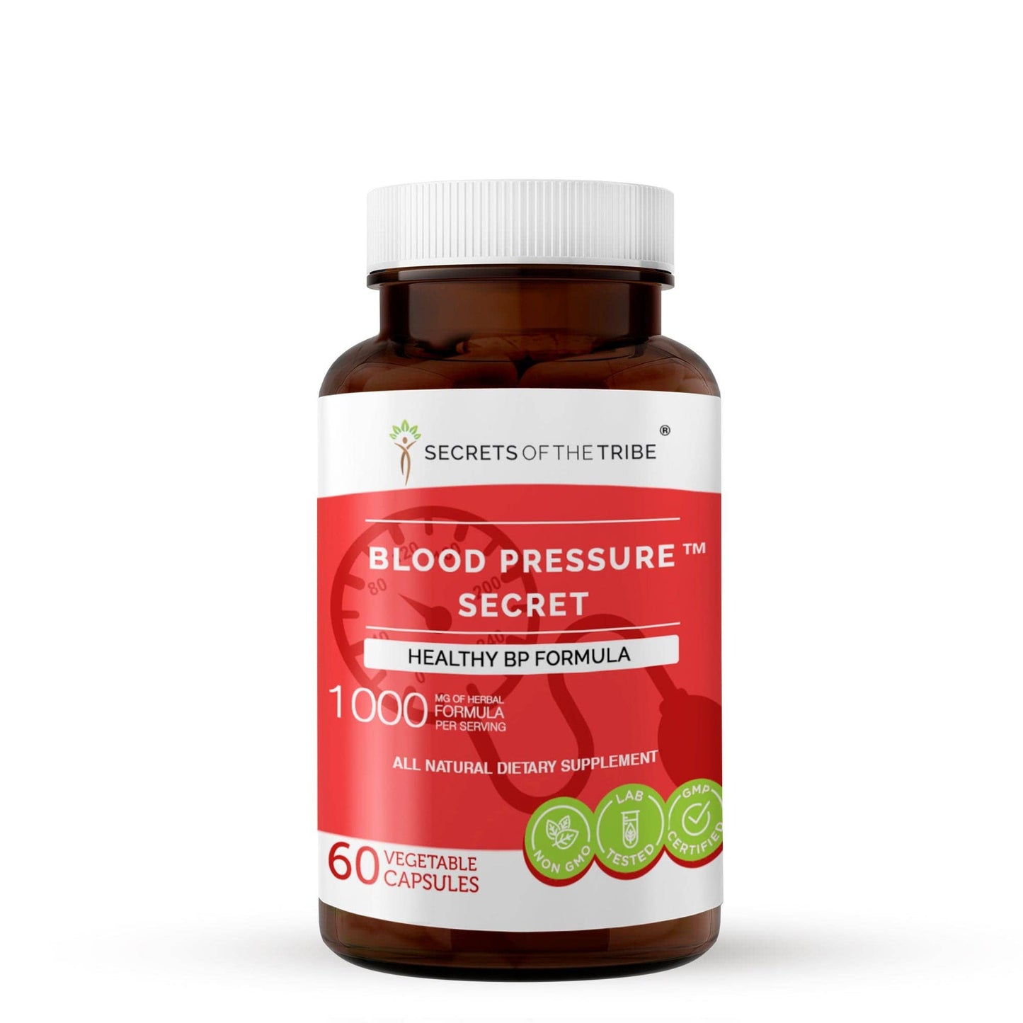 Secrets Of The Tribe - Blood Pressure Secret Capsules. Healthy BP Formula