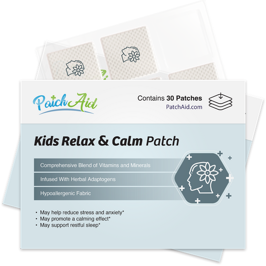 PatchAid - Kids Relax & Calm Patch - Natural Stress Relief & Relaxation
