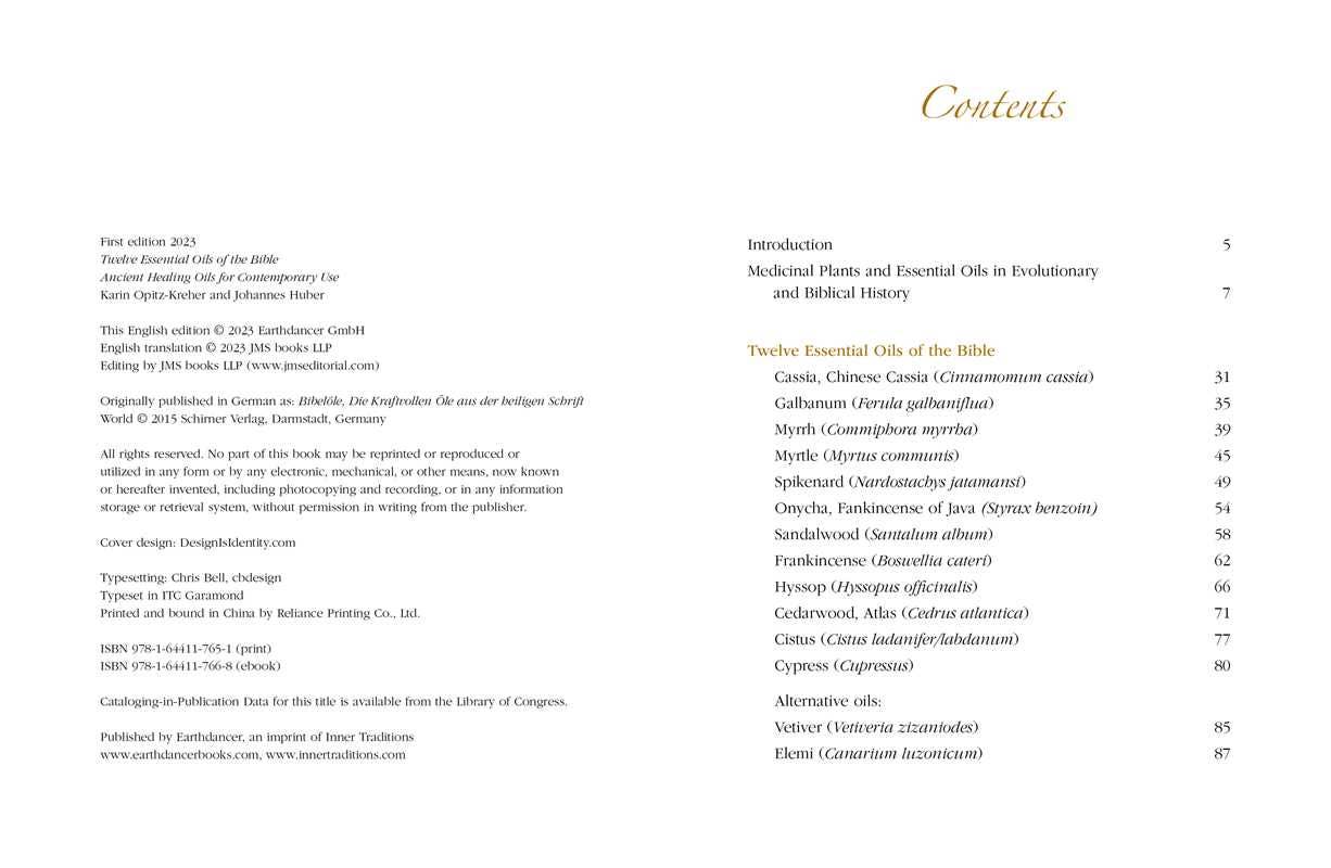 Simon & Schuster - Twelve Essential Oils of the Bible by Karin Opitz-Kreher