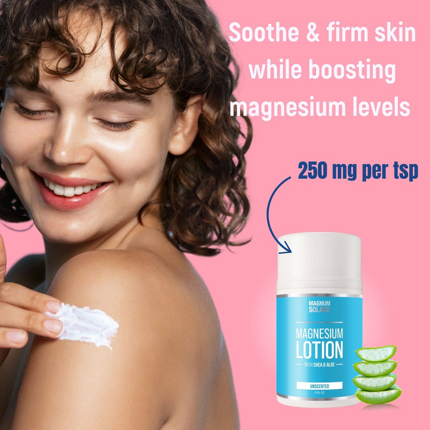 2oz Magnesium Lotion - Restless Legs & Muscle Pain Relief