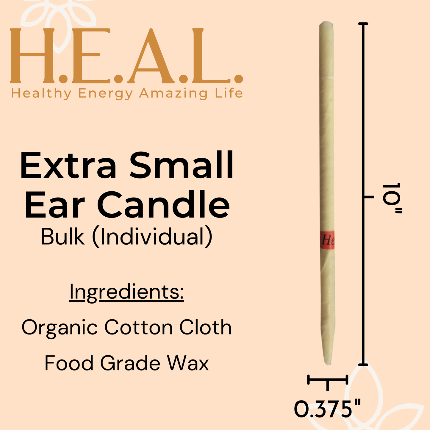 Extra Small Ear Candles by Doc Harmony