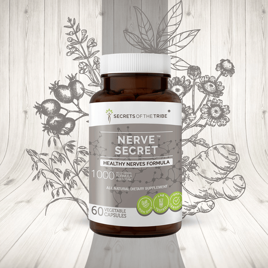 Secrets Of The Tribe - Nerve Secret Capsules. Healthy Nerves Formula