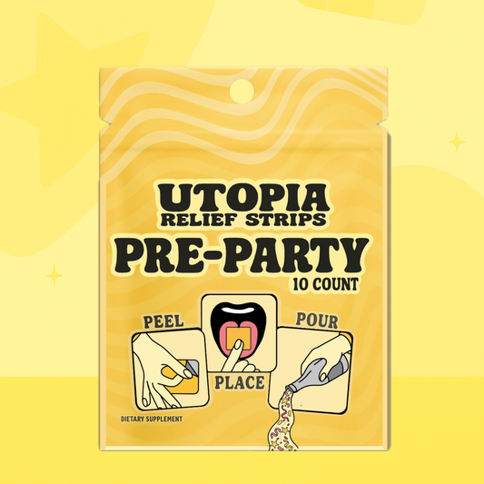 Utopia Relief Strips - Pre-Party Strips (10 Count)
