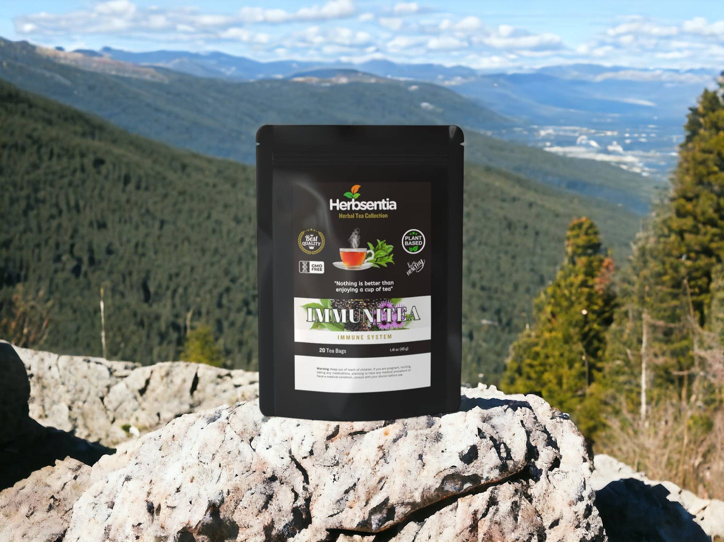 Succus - Immunity Tea - Organic Elderberry and Echinacea