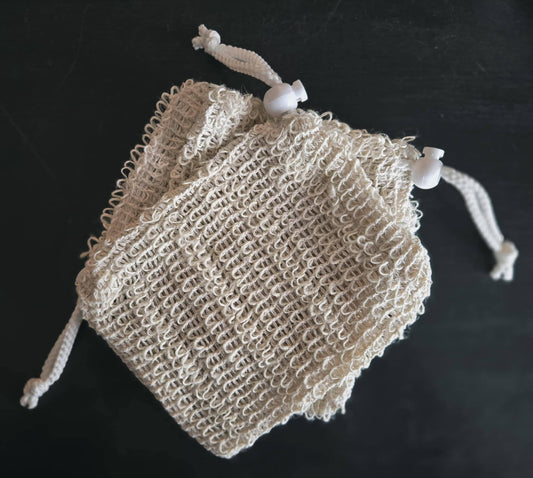 Exfoliating Natural Sisal Soap Bag Holistic Homestead