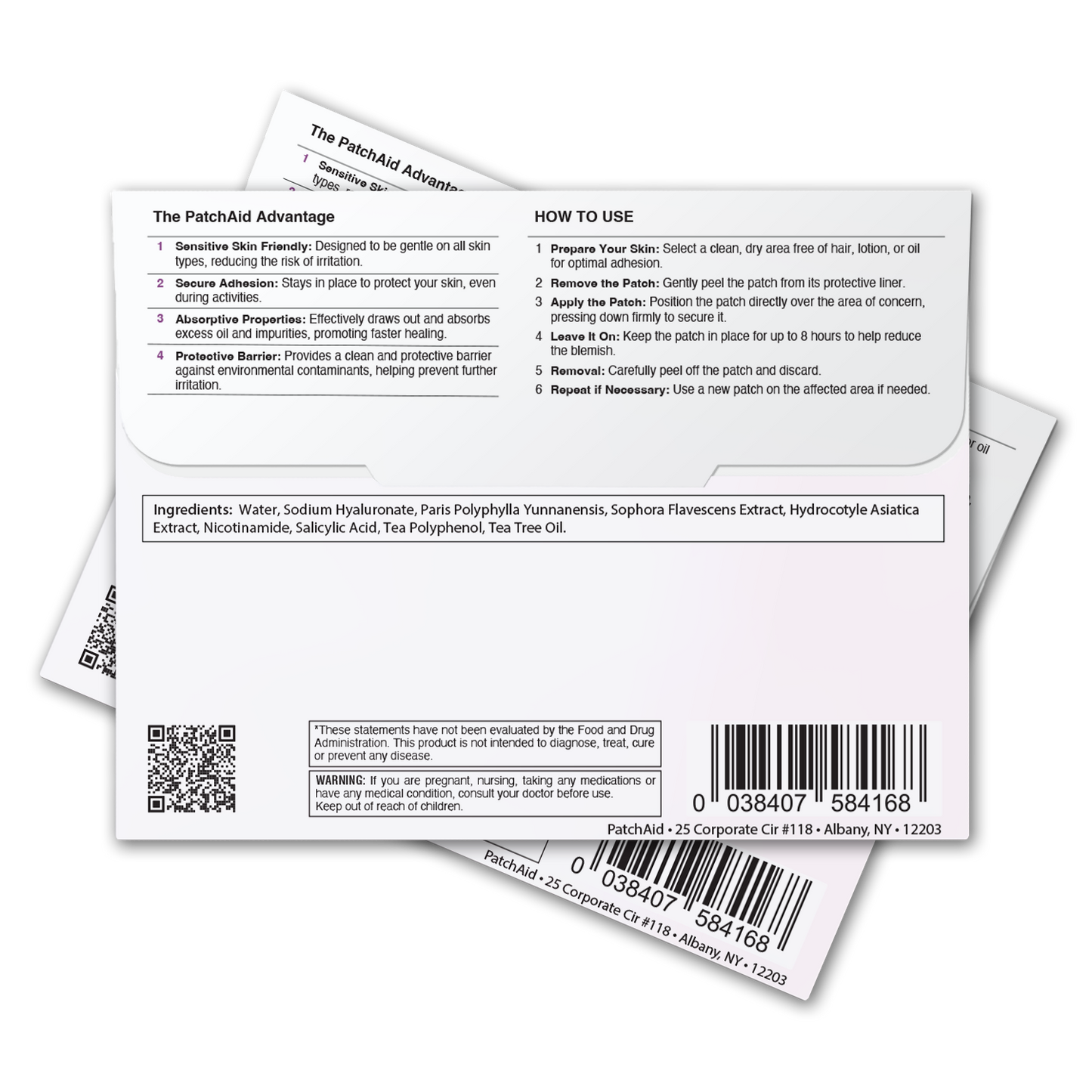 PatchAid blemish and wrinkle microneedle patch for targeted acne and anti-aging skin care"