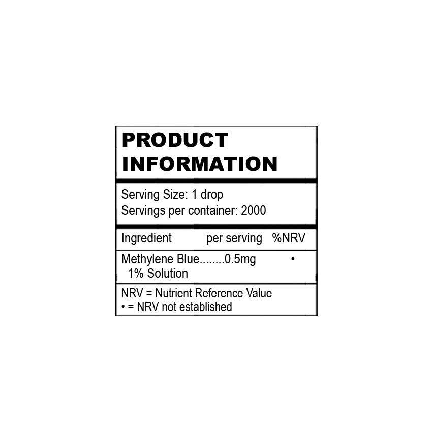 Methylene Blue - 100ml | 1% Solution | 99.99% Pure USP Grade