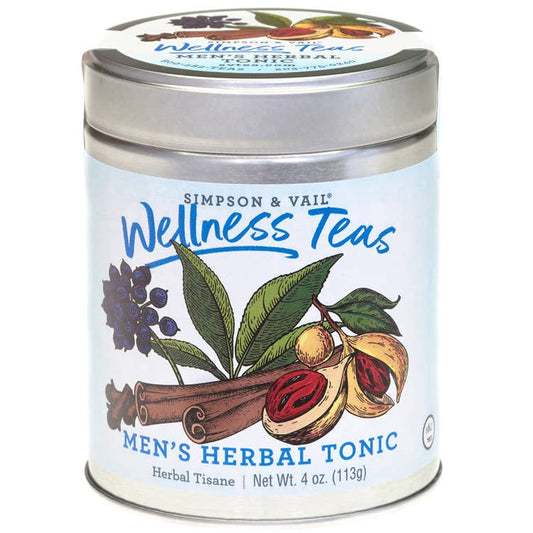 Simpson & Vail - Men's Tonic Herbal Wellness Tea - 4 Ounce Tin