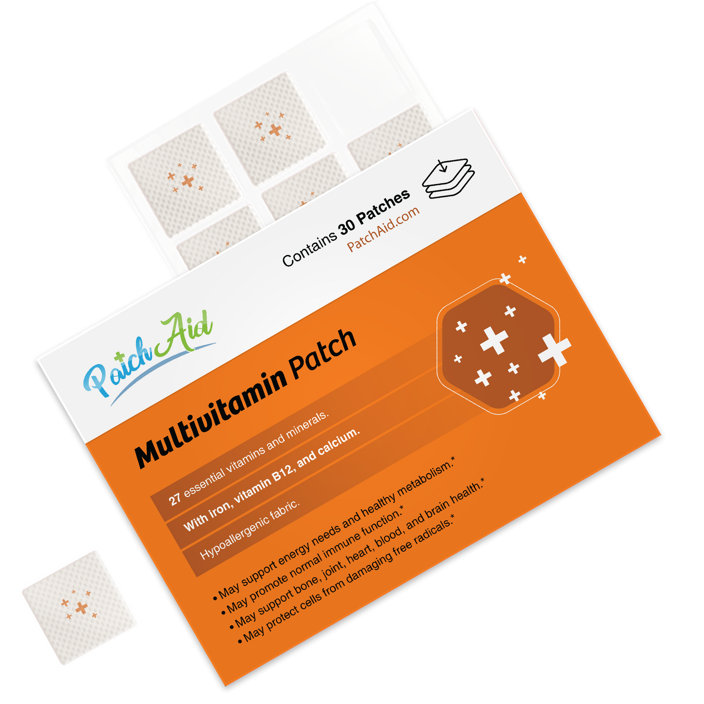 PatchAid - MultiVitamin Plus Patch - Daily Vitamins & Mineral Support
