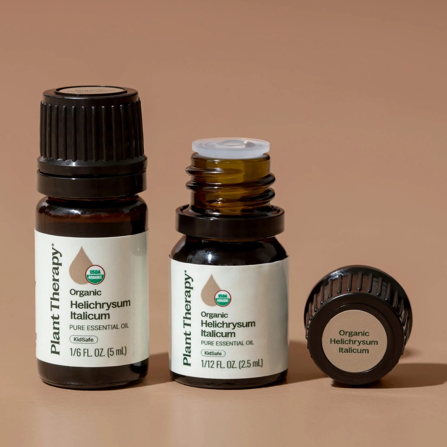 Plant Therapy USDA Certified Organic Helichrysum Italicum essential oil 2.5mL for skin rejuvenation, wrinkle reduction and immune support