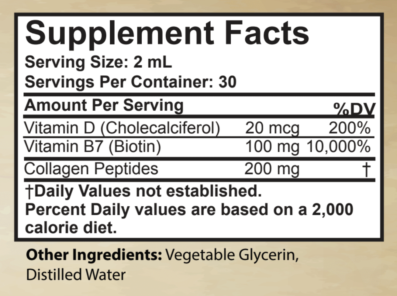 Dr. KellFire - Glow - Collagen & Biotin Liquid