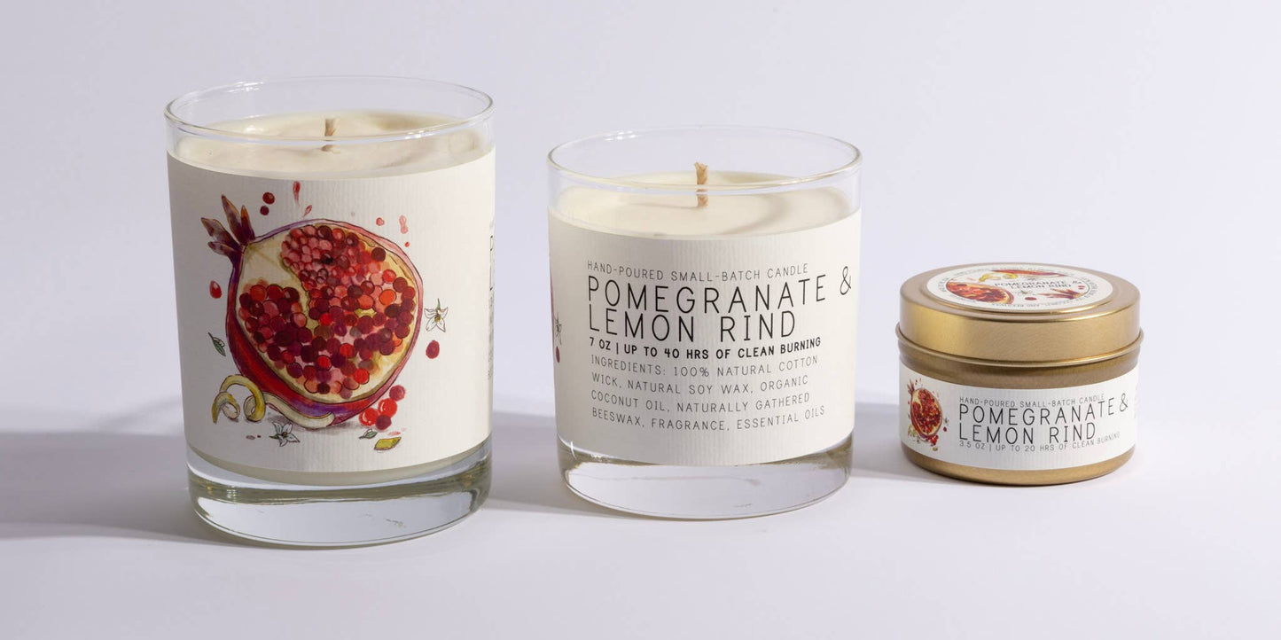 Just Bee - Pomegranate & Lemon Rind - Just Bee Candles