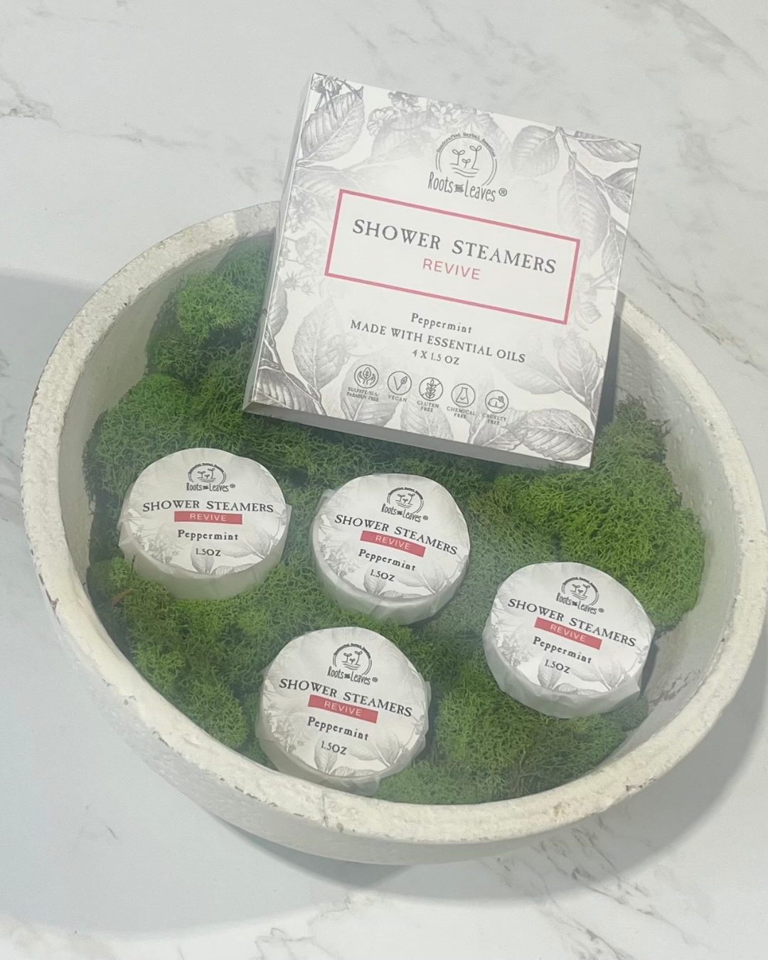 Roots And Leaves - Shower Steamers/Bath Bombs