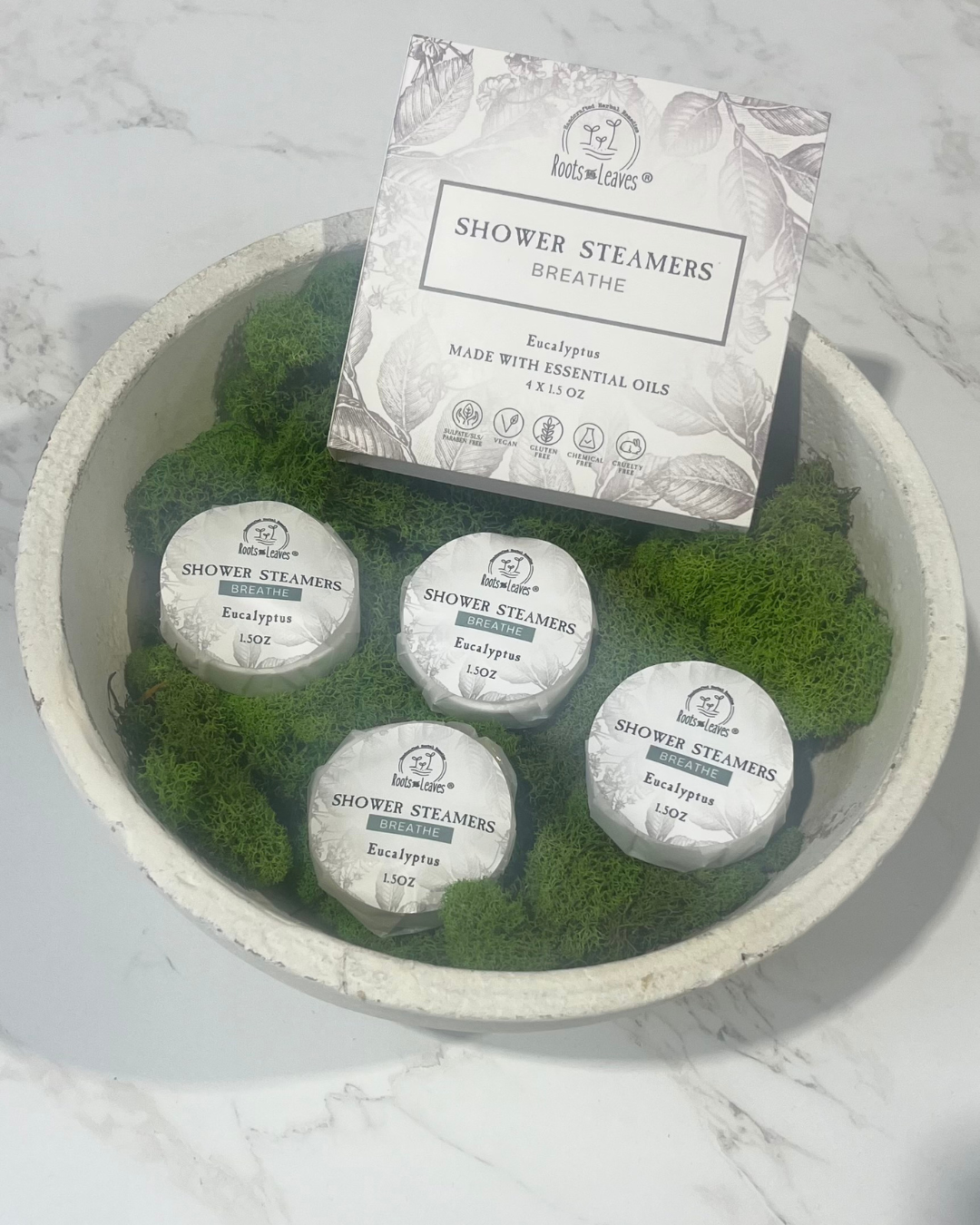 Roots And Leaves - Shower Steamers/Bath Bombs