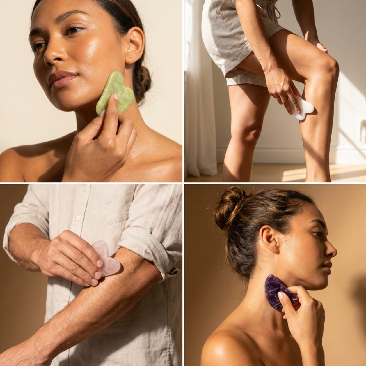 Bamboo Switch - Gua Sha Stone | Facial Stone | Self Care Bestseller